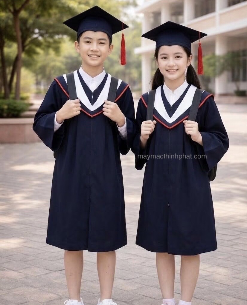 ao tot nghiep quoc te cap 1 cap 2